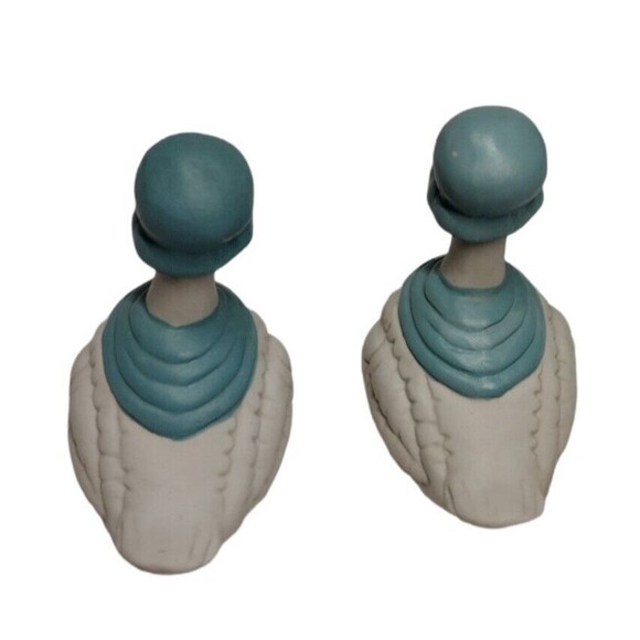 Vintage Duck Salt & Pepper Shakers Ceramic Geese Anthropomorphic Cottagecore - Picture 4 of 6